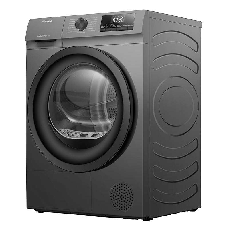 Sèche-linge pompe à chaleur Hisense DHQE900UTDC 9 kg à hublot, vue 3
