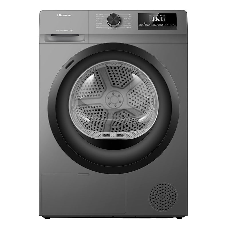 Sèche-linge pompe à chaleur Hisense DHQE900UTDC 9 kg à hublot