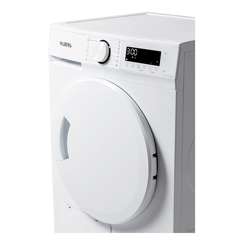 Sèche-linge pompe à chaleur Valberg DHP 8 C FD W566C 8 kg à hublot, vue 6