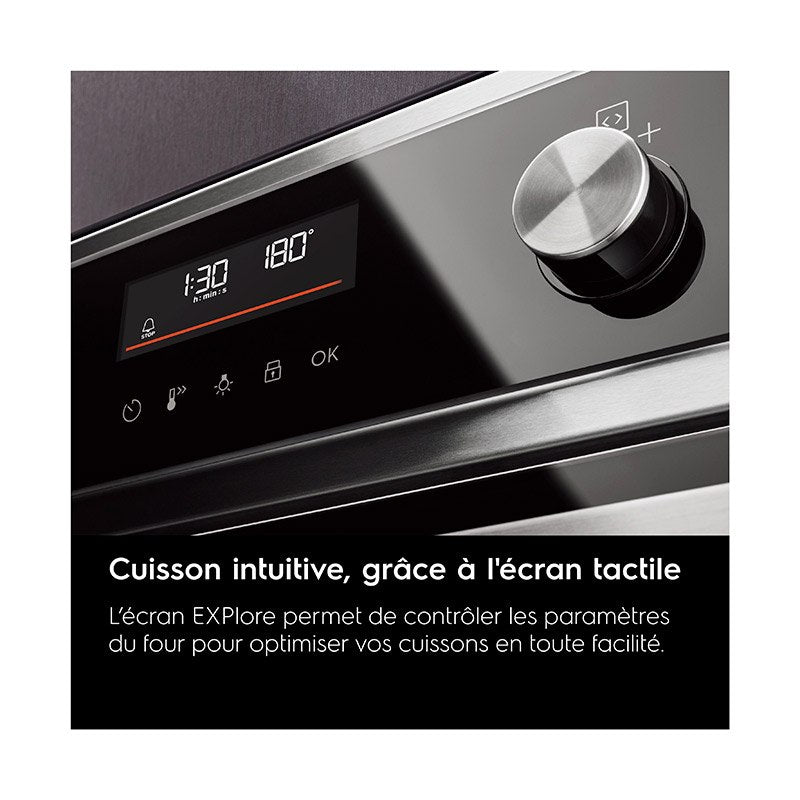 Four encastrable pyrolyse Electrolux EOF6P66BX 65 L noir, vue 3
