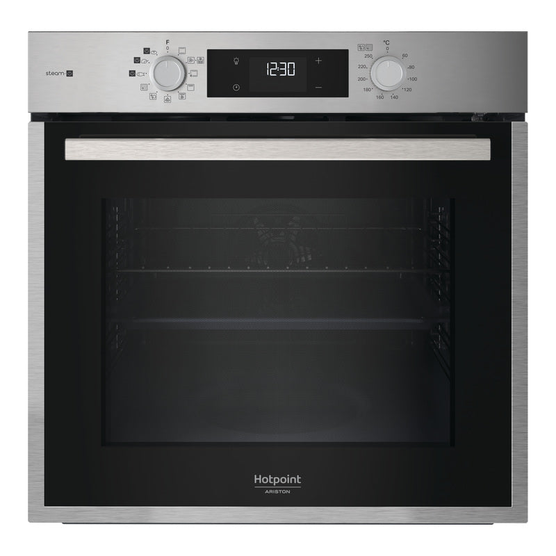 Four encastrable vapeur Hotpoint HAO854PSX 71 L inox, porte pleine vitre