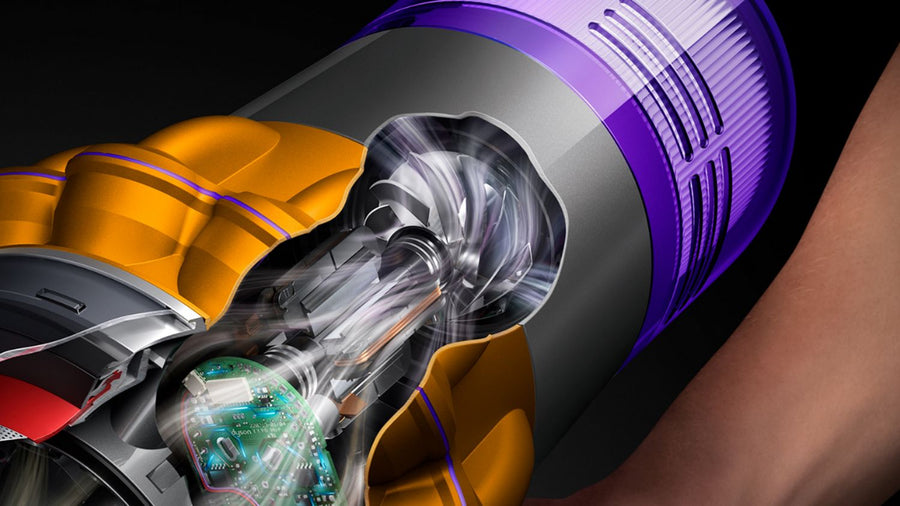 Aspirateur balai sans fil Dyson V15 Detect Absolute avec brosse Fluffy Optic, vue 5