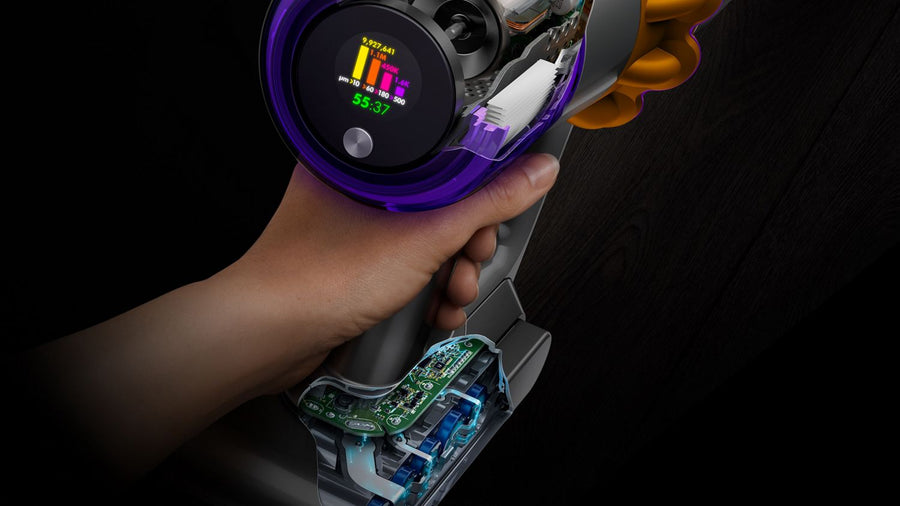 Aspirateur balai sans fil Dyson V15 Detect Absolute avec brosse Fluffy Optic, vue 6