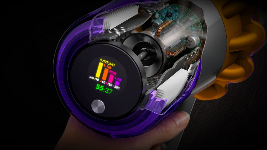 Aspirateur balai sans fil Dyson V15 Detect Absolute avec brosse Fluffy Optic, vue 2