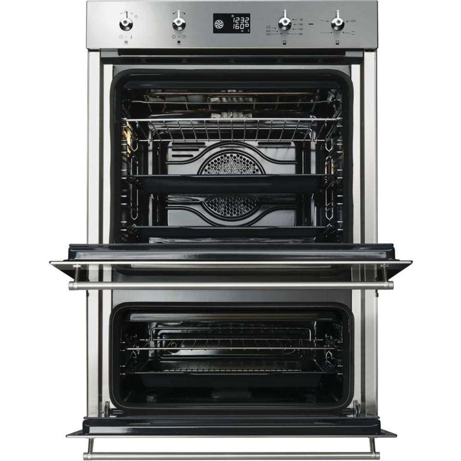 Four double encastrable Smeg DOSP6390X inox anti-traces, 70 L et 35 L, vue 4