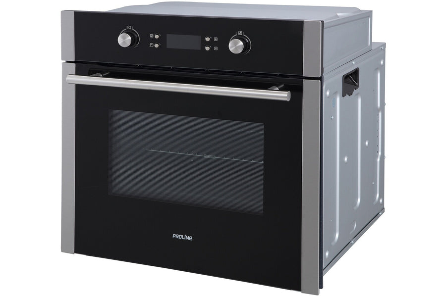 Four encastrable pyrolyse Proline MFP6500SSB4 noir et inox, 65 L, vue 2