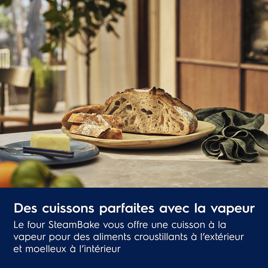 Four encastrable pyrolyse Electrolux EOD7P10H2 noir avec porte en verre, vue 4