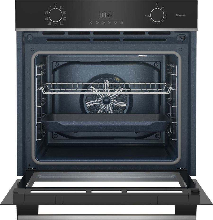 Four encastrable pyrolyse Beko BBIM18301XFPE-1C inox et noir, 72 L, vue 2