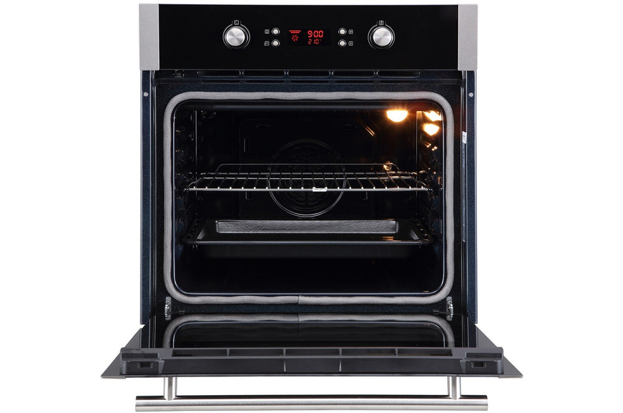 Four encastrable pyrolyse Proline MFP6500SSB4 noir et inox, 65 L, vue 4