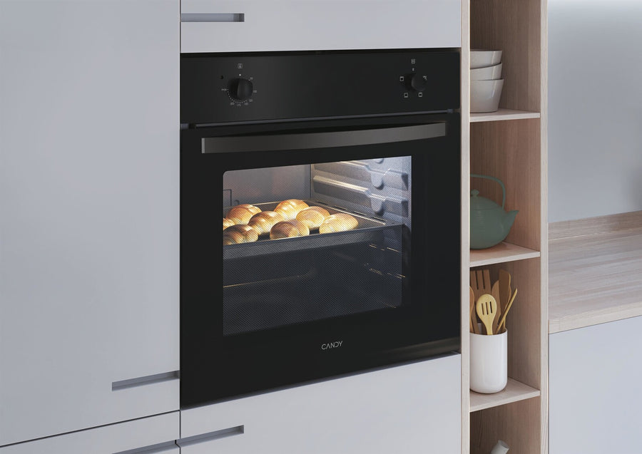 Four encastrable multifonction Candy FIDC N100 noir, 70 L, vue 4