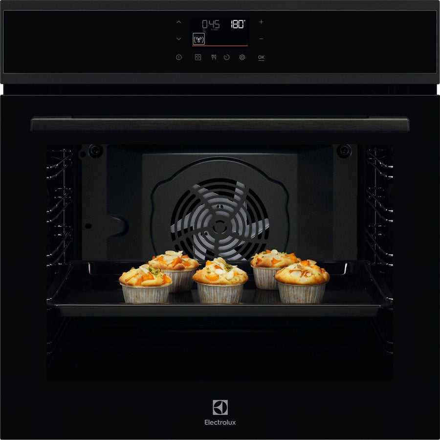 Four encastrable pyrolyse Electrolux EOD7P10H2 noir avec porte en verre
