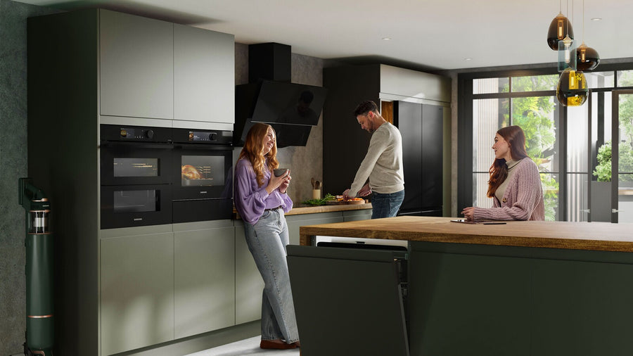 Four encastrable double cavité Samsung NV7B4550UAB à porte Dual Cook Flex, vue 5