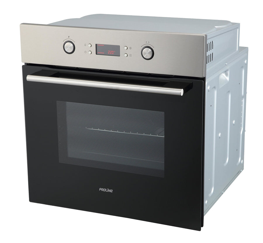 Four encastrable catalyse Proline PMFC70IX noir et inox, vue 3