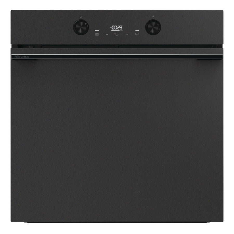 Four encastrable pyrolyse Hisense BI64223EPMB noir mat, bandeau en verre