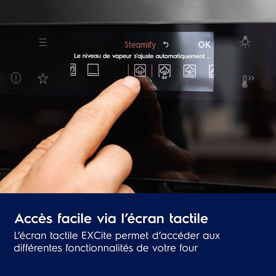 Four encastrable vapeur Electrolux EOC8P39X inox, capacité 72 L, vue 4