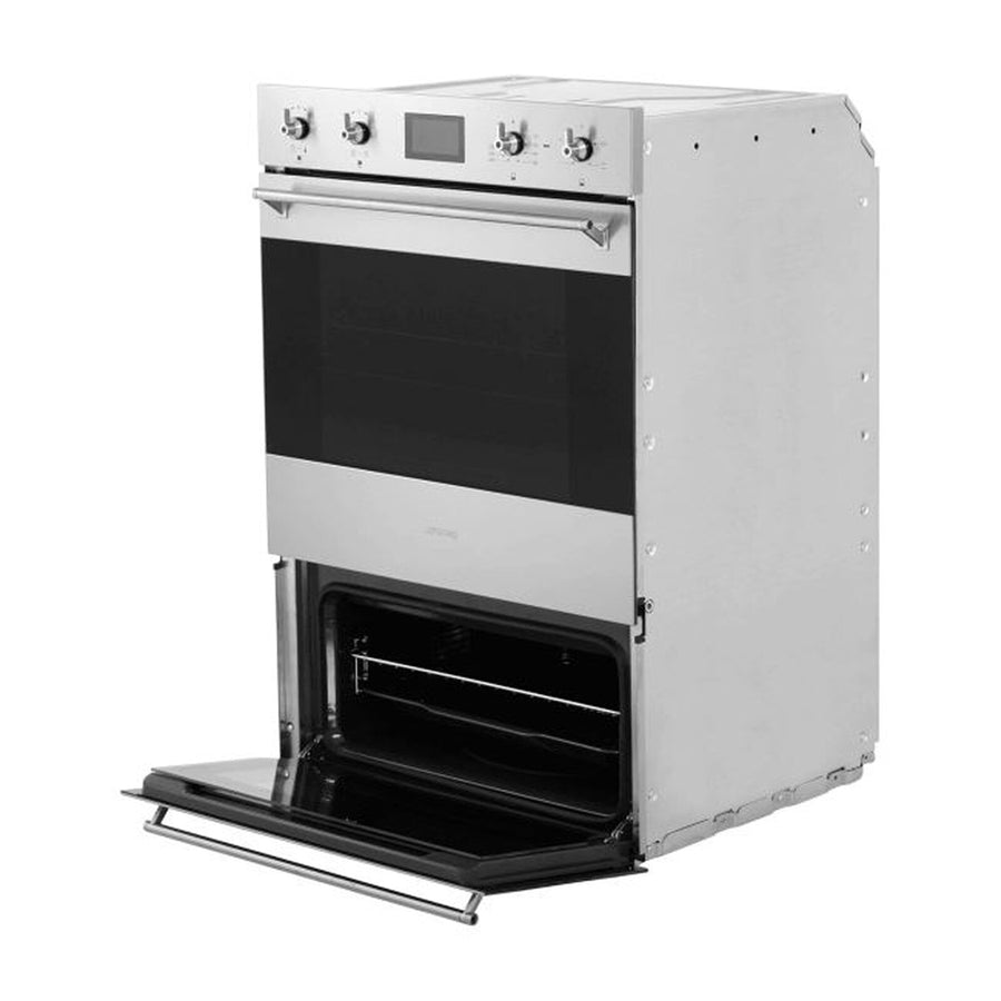 Four double encastrable Smeg DOSP6390X inox anti-traces, 70 L et 35 L, vue 2