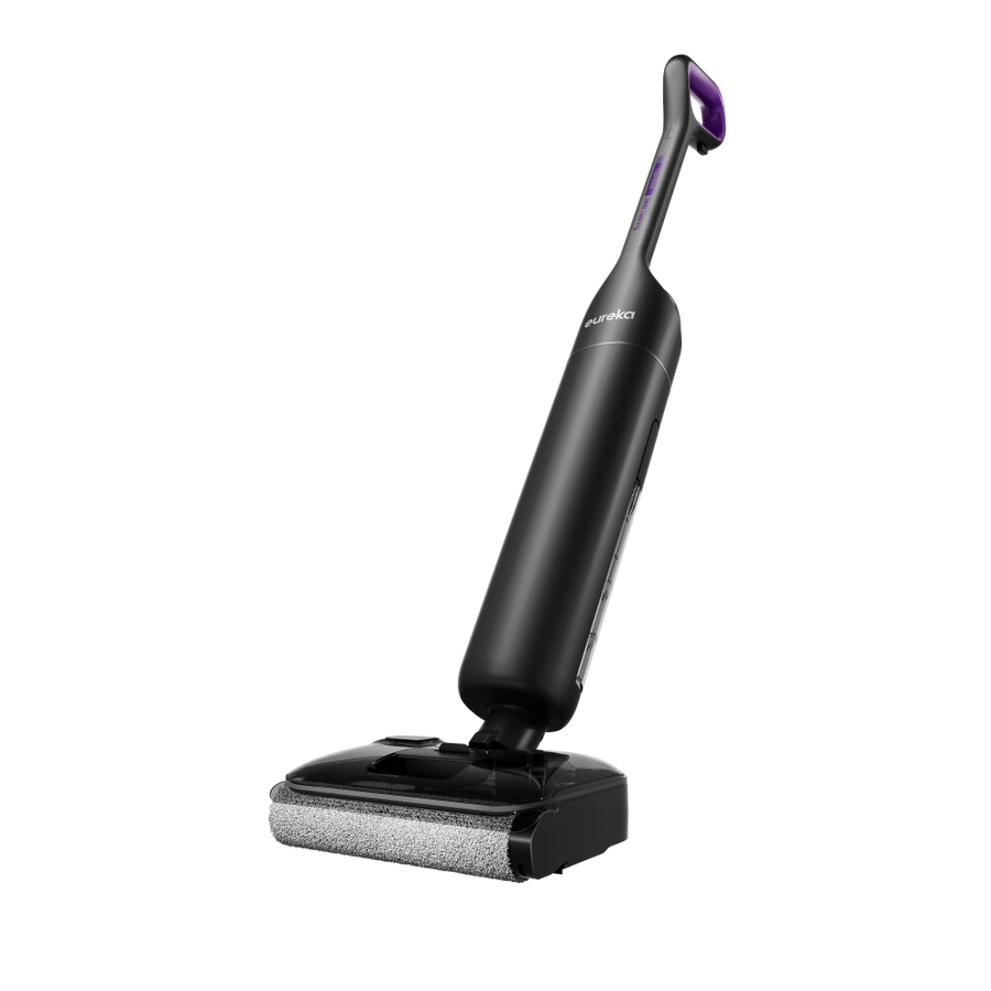 Aspirateur laveur sans fil Eureka FloorShine 470 incliné à 180 degrés