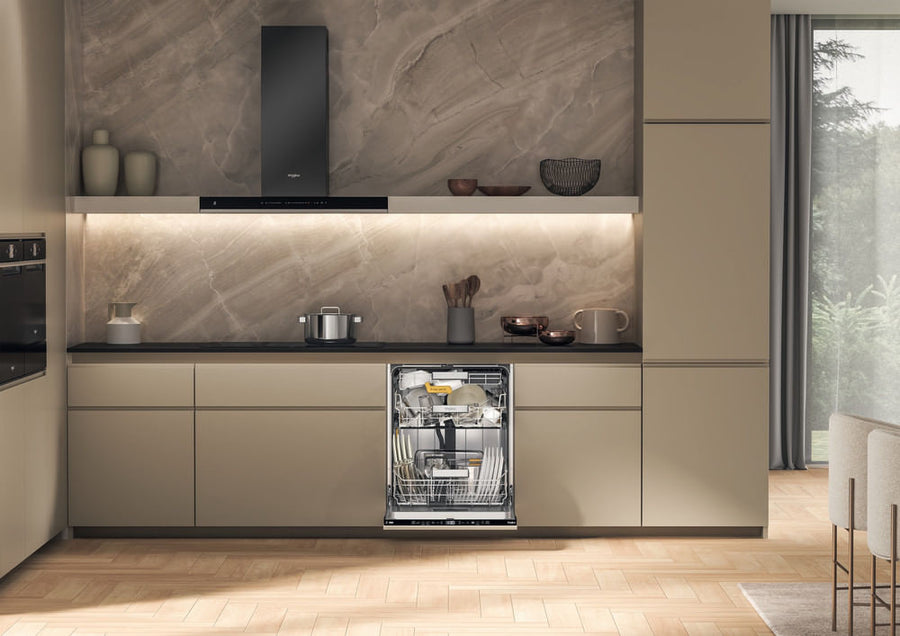 Lave-vaisselle tout intégrable Whirlpool W8IHT40T noir 14 couverts, 60 cm, vue 3