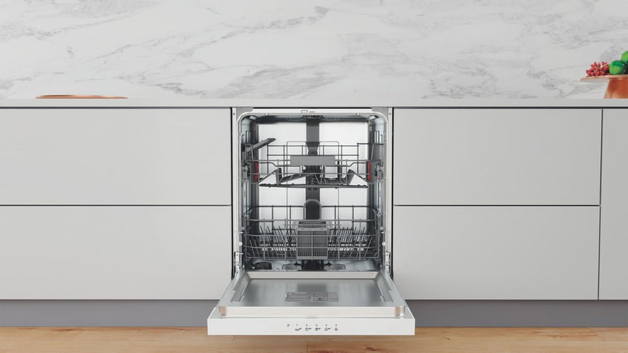Lave-vaisselle semi-intégrable Whirlpool W3PFD636W blanc 14 couverts, 60 cm, vue 2