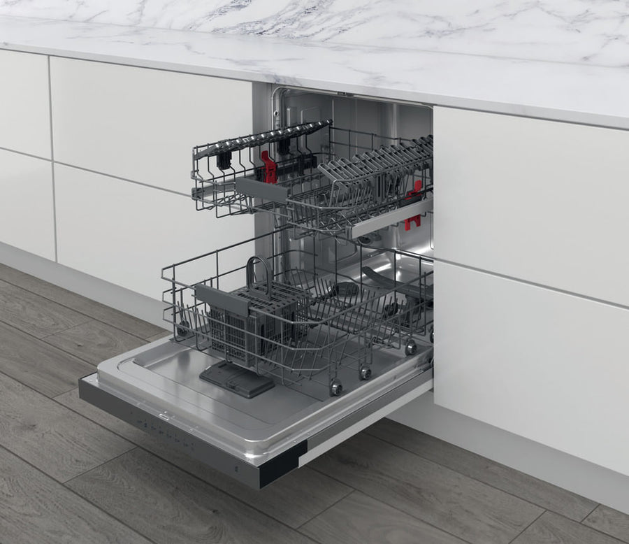 Lave-vaisselle semi-intégrable Whirlpool WBC3C26X inox 14 couverts, 60 cm, vue 3