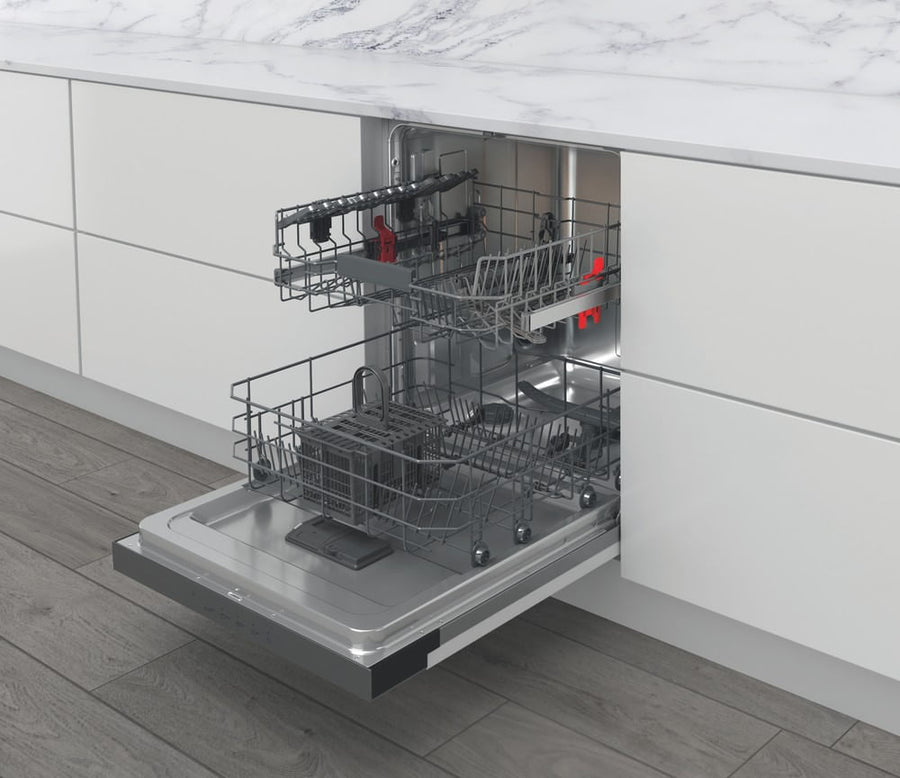 Lave-vaisselle semi-intégrable Whirlpool W3PFD636X inox 14 couverts, 60 cm, vue 2