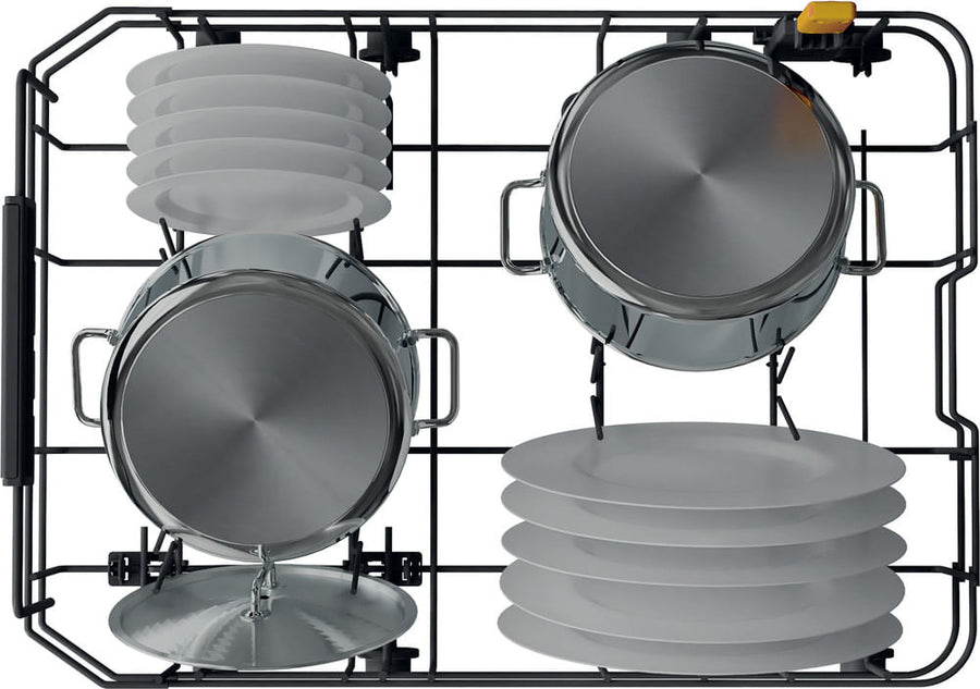 Lave-vaisselle semi-intégrable Whirlpool WH6PC11BS7A0 inox 45 cm, 11 couverts, vue 7