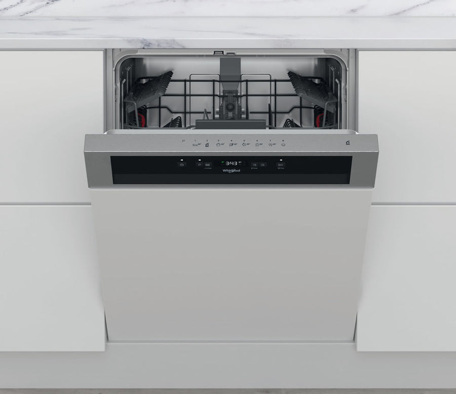 Lave-vaisselle semi-intégrable Whirlpool WBC3C26X inox 14 couverts, 60 cm, vue 2