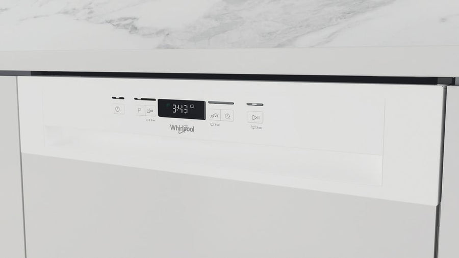 Lave-vaisselle semi-intégrable Whirlpool W3PFD636W blanc 14 couverts, 60 cm, vue 6