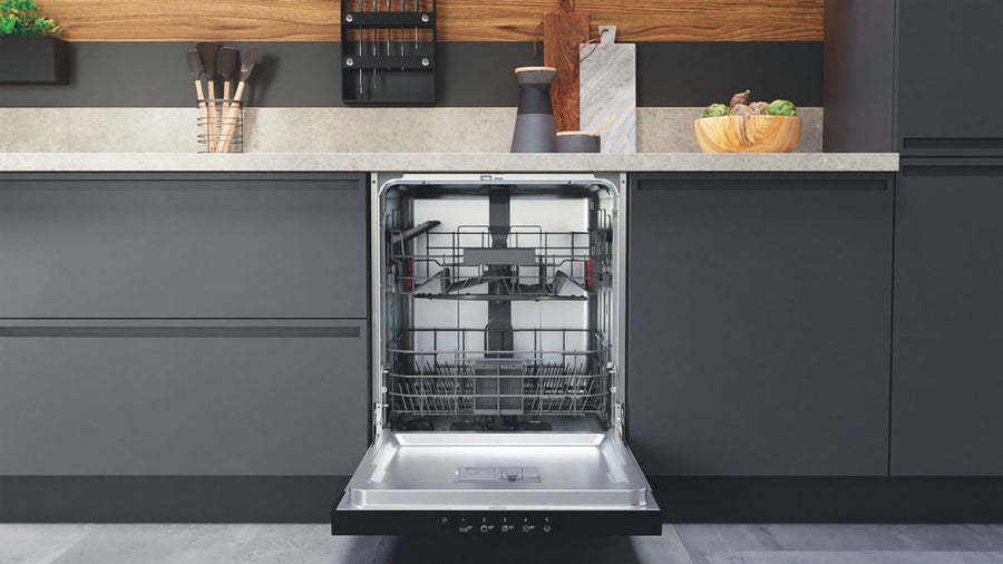 Lave-vaisselle semi-intégrable Whirlpool W3PFD636B noir 14 couverts, 60 cm, vue 2
