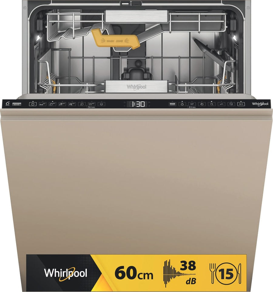Lave-vaisselle tout intégrable Whirlpool WH8IA15AM3TU0 15 couverts, 60 cm