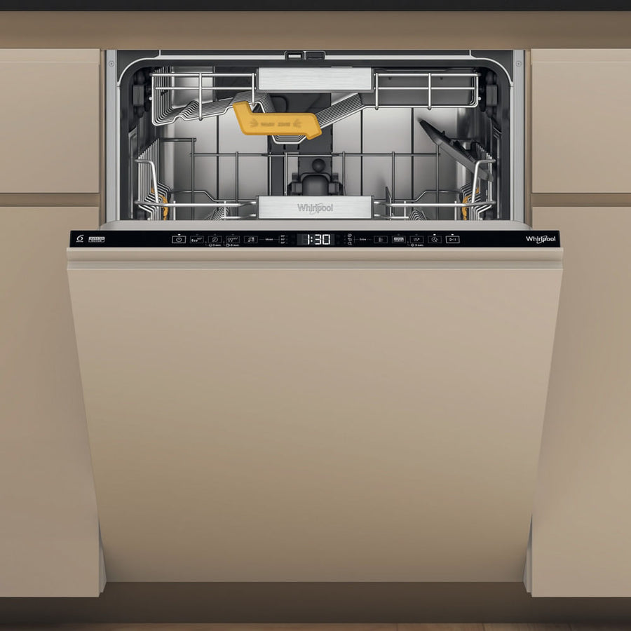 Lave-vaisselle tout intégrable Whirlpool W8IHT40T noir 14 couverts, 60 cm